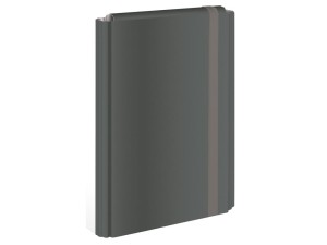 TECZKA Z GUMKĄ TWARDA A4 CZARNA INTERDRUK