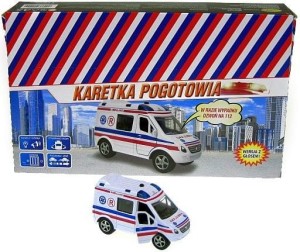 VAN POGOTOWIE 11CM Z GŁOSEM HKG090 HIPO