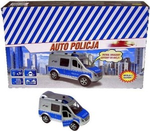 VAN POLICJA 11 CM Z GŁOSEM HIPO HKG088 