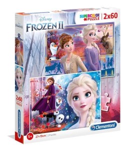 PUZZLE 2X60 EL FROZEN 2 CLEMENTONI 21609