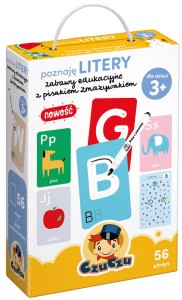 POZNAJĘ LITERKI PISAK SUCHOŚCIERALNY CZUCZU 66078