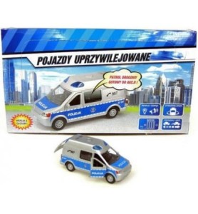 VAN POLICJA Z GŁOSEM 14 CM HKG064 HIPO