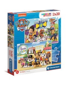 PUZZLE 2X20 PAW PATROL 24779 CLEMENTONI