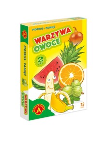 KARTY PIOTRUŚ+PAMIĘĆ WARZYWA OWOCE ALEXANDER 2612 