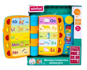 MÓWIĄCA KSIĄŻECZKA EDUKACYJNA SMILY PLAY 009019
