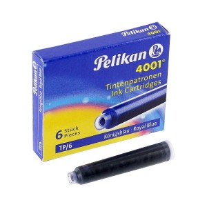 NABOJE PELIKAN NIEBIESKIE KRÓTKIE 6SZT. PN301176