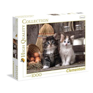 PUZZLE 1000 LOVELY KITTENS CLEMENTONI 39340
