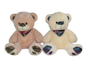 MIŚ 40CM 2 KOL MASKOTKA SUN-DAY M-3687