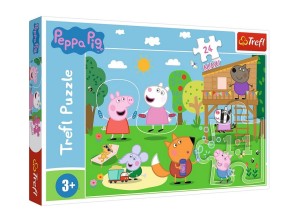 ŚWINKA PEPPA PUZZLE 24 MAXI PEPPA PIG TREFL 14342