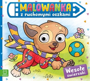 MALOWANKA Z RUCHOMYMI OCZAMI WESOŁE ZWIERZAKI AKSJOMAT
