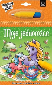 MOJE JEDNOROŻCE MALOWANKA WODNA PISAK AKSJOMAT
