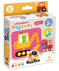UKŁADAM POJAZDY 74285 UKŁADANKA 2+ CZUCZU
