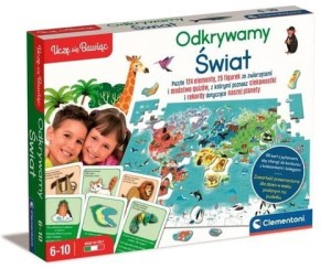 GRA EDUKACYJNA ODKRYWAMY ŚWIAT 50779 CLEMENTONI