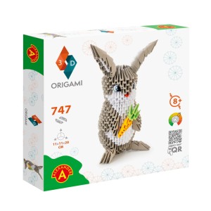 KREATYWNY ZESTAW ORIGAMI 3D KRÓLIK 2557 ALEXANDER