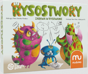 KRATYWNA GRA RYSOSTWORY ZABAWA W RYSOWANIE MUDUKO