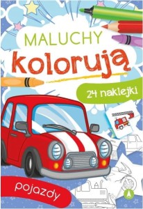 MALUCHY KOLORUJĄ POJAZDY KOLOROWANKA SKRZAT