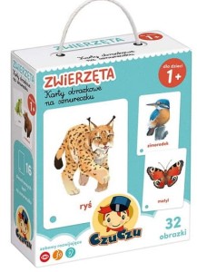 EDUKACYJNE KARTY OBRAZKOWE ZWIERZĘTA 79904 CZUCZU