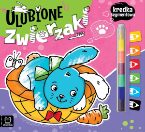 MALOWANKA ULUBIONE ZWIERZAKI KREDKA SEGMENTOWA 6760 AKSJOMAT