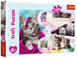 PUZZLE 160 UROCZE KOTKI  TREFL