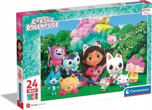 PUZZLE 24EL.MAXI KOCI DOMEK GABI 28520 CLEMENTONI