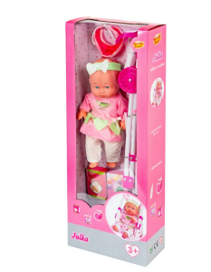 LALKA JULKA Z WÓZKIEM I AKCESORIAMI SP84482
