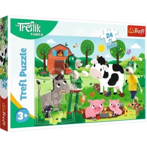 PUZZLE 24 MAXI TREFLIKI NA WSI a14361