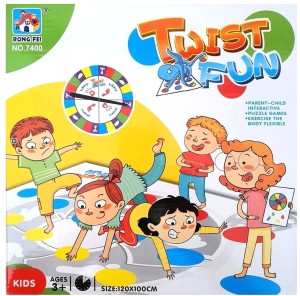 GRA ZRĘCZNOŚCIOWA TWIST FUN RODZINNA PLANSZOWA KOLORY