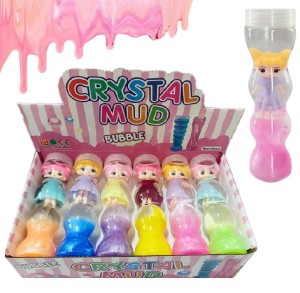 SLIME Z LALKĄ LALECZKĄ MASA PLASTYCZNA KOLOROWA 16CM