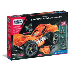 ZESTAW NAUKOWA ZABAWA LABORATORIUM MECHANIKI SAMOCHÓD 3W1 CLEMENTONI 50872