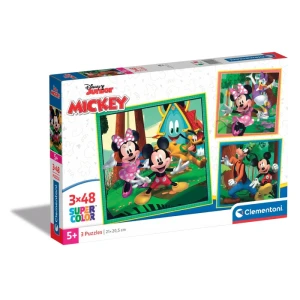 PUZZLE 3X48 EL MICKEY-MINNIE CLEMENTONI 25298