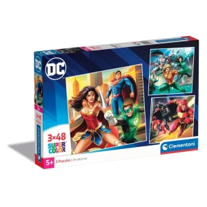 PUZZLE 3X48 EL DC COMICS JUSTICE LEAGUE CLEMENTONI 25296