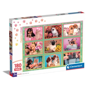 PUZZLE 180 EL PUPPIES COLLAGE CLEMENTONI 29788