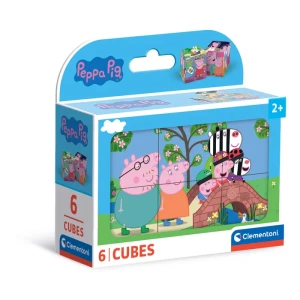 KLOCKI CUBI 6 EL PEPPA PIG CLEMENTONI 40659