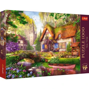 PUZZLE 1000 EL PREMIUM UROCZA CHATKA W LESIE TREFL 10804