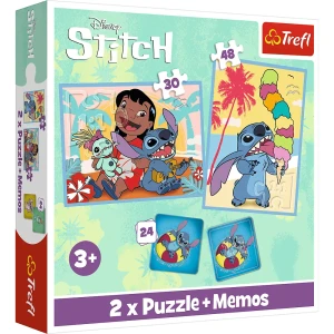 PUZZLE 2W1 MEMOS LILO & STITCH TREFL 93585