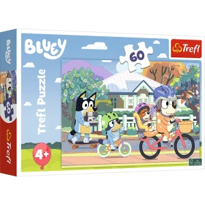 PUZZLE 60 EL WESOŁY BLUEY TREFL 17384