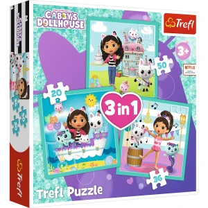 PUZZLE 3W1 AKTYWNOŚCI GABBI TREFL 34871