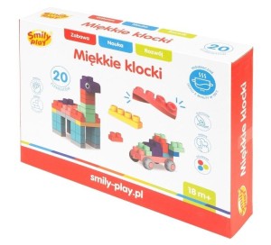 MIĘKKIE KLOCKI 20EL SMILY PLAY SP84944