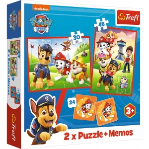 PUZZLE 2W1 MEMOS PSIA EKIPA W AKCJI TREFL 93337