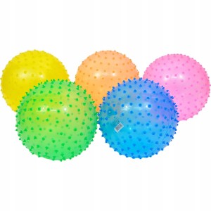 PIŁKA PVC 23CM Z KOLCAMI JEŻYK MIX ARTYK 134456