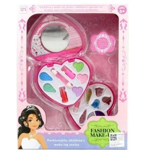 ZESTAW PIĘKNOŚCI Z LUSTERKIEM MALOWIDŁA MAKIJAŻ