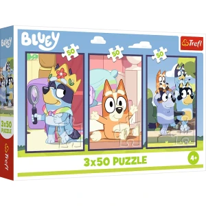 PUZZLE 3X50 EL RODZINA BLUEY 34890 TREFL
