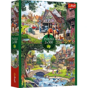 PUZZLE 2X500 EL SIELANKOWE ŻYCIE 37494 TREFL