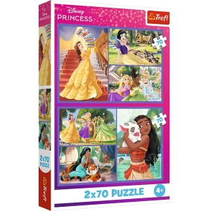 PUZZLE 2X70 EL BAJKOWE DNI DISNEY TREFL 34440
