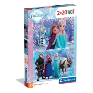 PUZZLE 2X20 EL FROZEN CLEMENTONI 24825