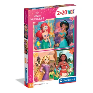 PUZZLE 2X20 EL PRINCESS DISNEY CLEMENTONI 24092