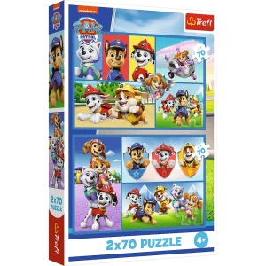 PUZZLE 2X70 EL PSI PATROL RZĄDZI TREFL 34441