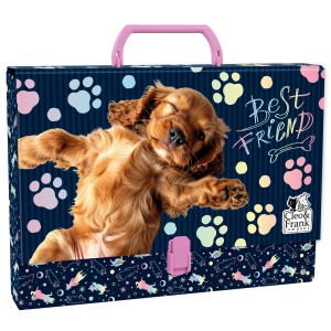 TECZKA TWARDA Z RĄCZKĄ CLEO I FRANK 44 (PIES) TTRCF44