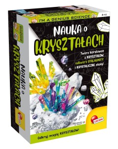 ZESTAW I'M GENIUS NAUKA O KRYSZTAŁACH LISCIANI PL100217