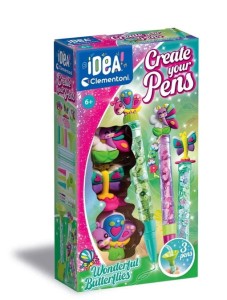 MINI FABRYKA DŁUGOPISÓW MOTYLKI 18169 CLEMENTONI